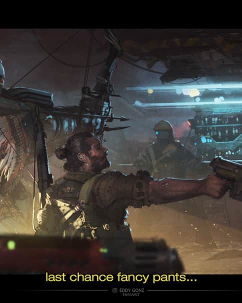 Three men walk into a bar by Eddy González Dávila 