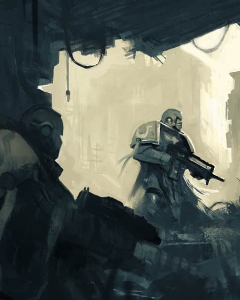 Through The Rubble by Wesley Gardner 
