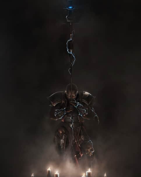 Warhammer 40k Psyker by Ákos Gáspár 