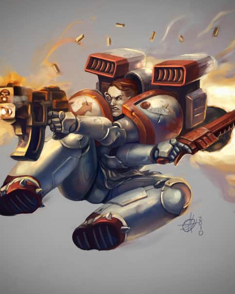 Assault Marine Veteran by So'Kiel 