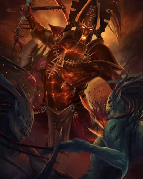 Avatar of Khaine by Serdjek Sholohovshek 