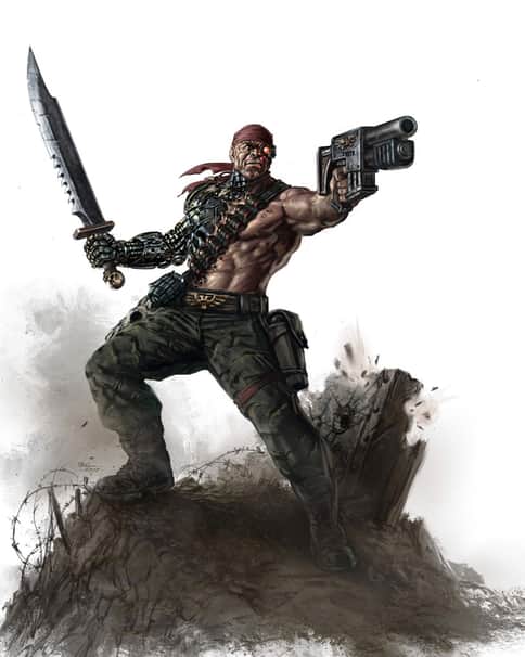 Colonel “Iron Hand” Straken by Ilich Henriquez 