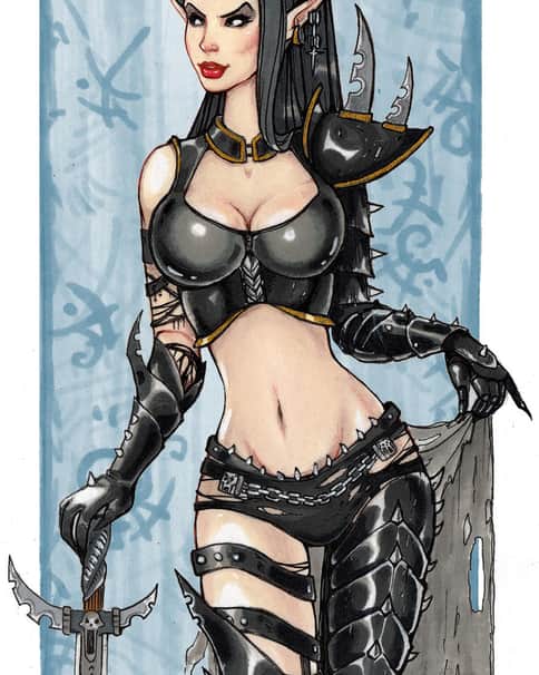 Dark Eldar by Ksenia Kiseleva 