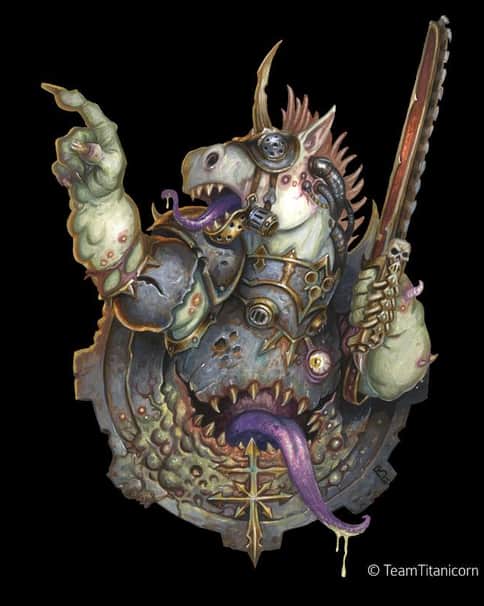 Death Guard Unicorn by Florian Stitz 