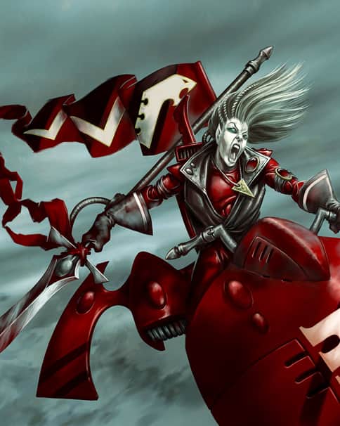Eldar Wild Rider Chief by Mark Gibbons 