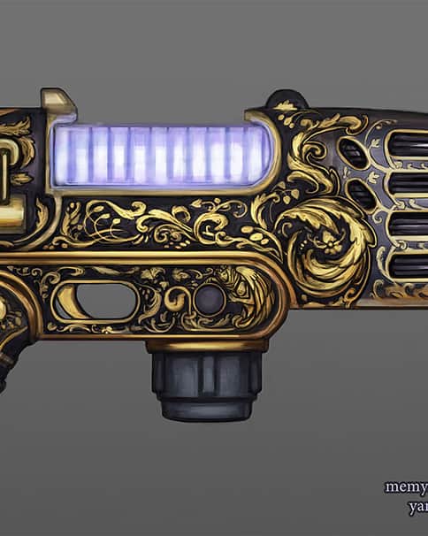 Fancy Plasma Pistol by Yana Vaseva 
