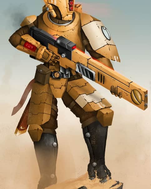 Fire Warrior by TheDarkScion 