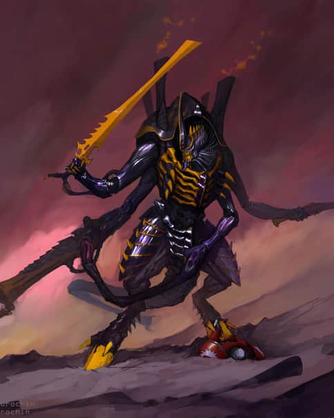Hive Tyrant by Alexey Potorochin 