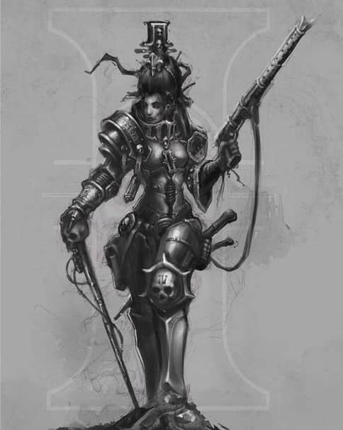 Inquisitor Marisa Sciarra by Misha Savier 