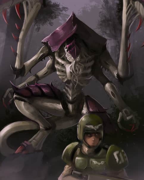 Lictor Stalking It’s Prey by The Mothman 