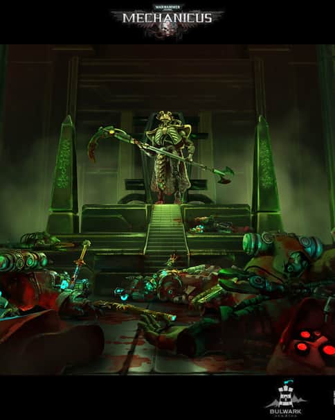 Mechanicus: Necron Overlord by Tatiana Barbesolle 
