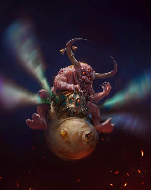 Nurgling Rider by Aaron Griffin 