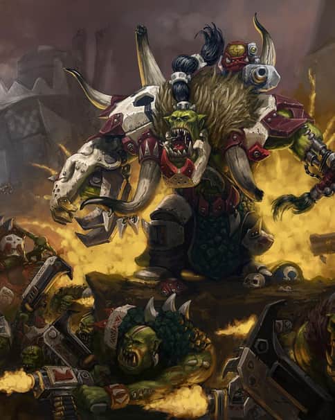 Ork Beast Snagga Boyz by Samuel Bourguignon 