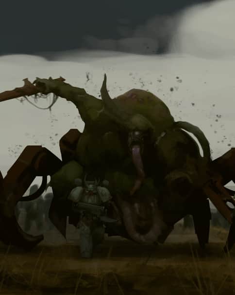 Plague Marines by Sergei Koziakov 