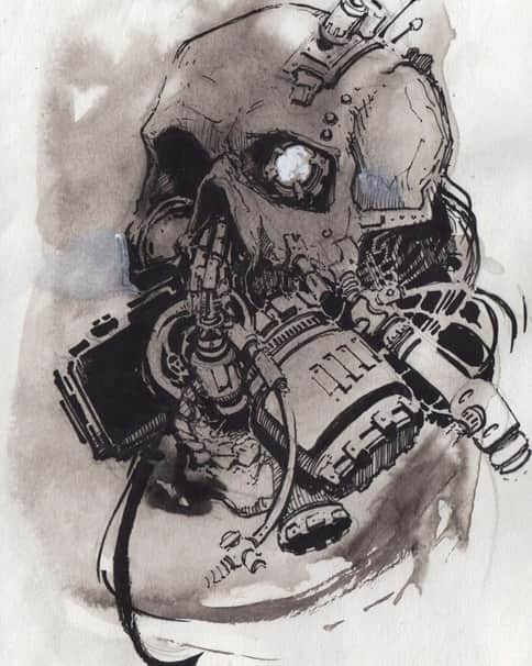 Servo-Skull by Thomas Elliott 