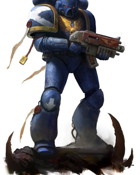 Space Marine by Thomas Wievegg 