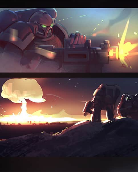 Space Marines by Adam Ryoma Tazi 