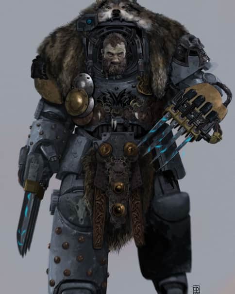 Space Wolf Terminator by Daniel Irwin 