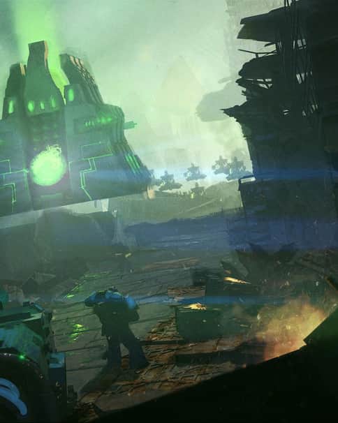 Warzone Necrons by Sergei Panin 