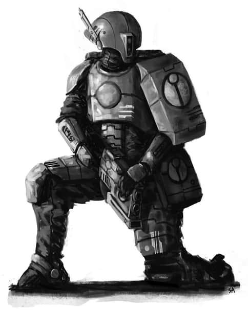 Fire Warrior by Samuel Allan 