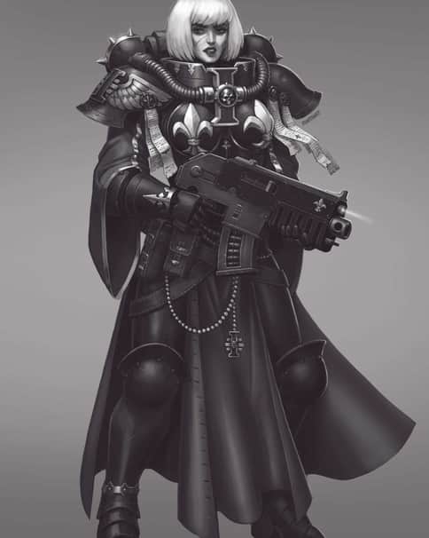 Adepta Sororitas by Diego Fonteriz 