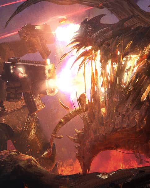 Black Templar vs Tyranid by Brock Grossman 
