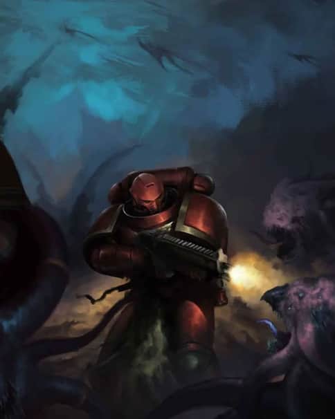 Blood Angels vs Horrors by Michele Boceda 