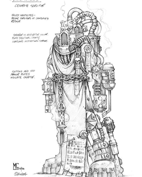 Cenobite Servitor by Mark Gibbons 