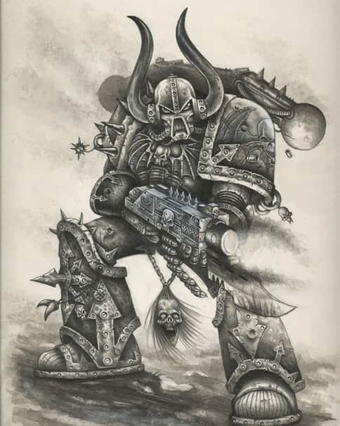 Chaos Space Marine by Des Hanley 