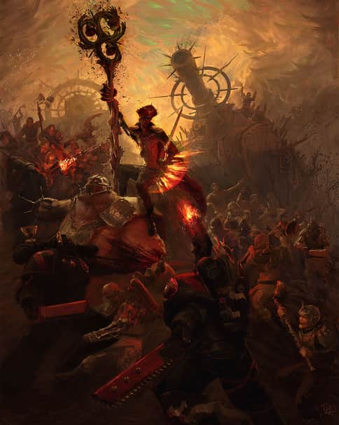 Death Company vs Nurgle by Thibault Ollier 