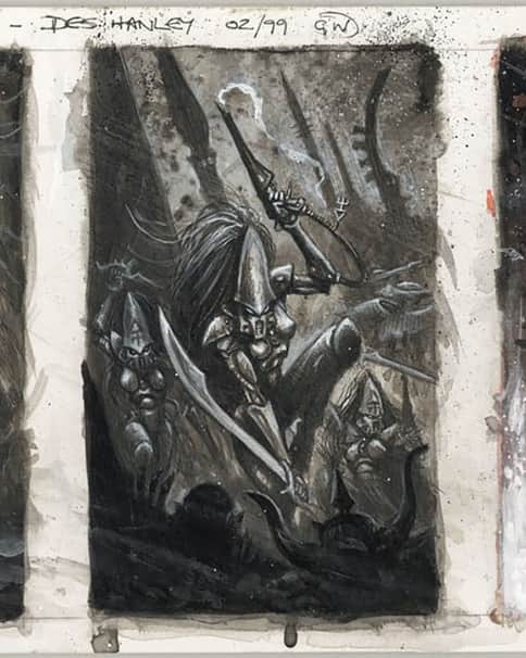 Eldar Aspect Warriors by Des Hanley 