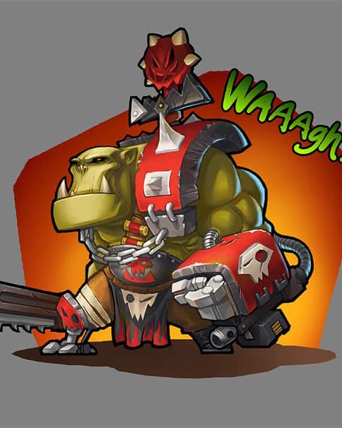 Evil Sunz Warboss by Ao Zhipeng 