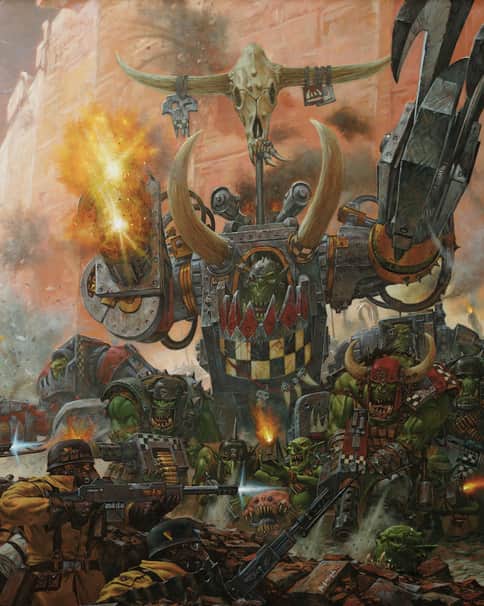 Ghazghkull Mag Uruk Thraka by Adrian Smith 