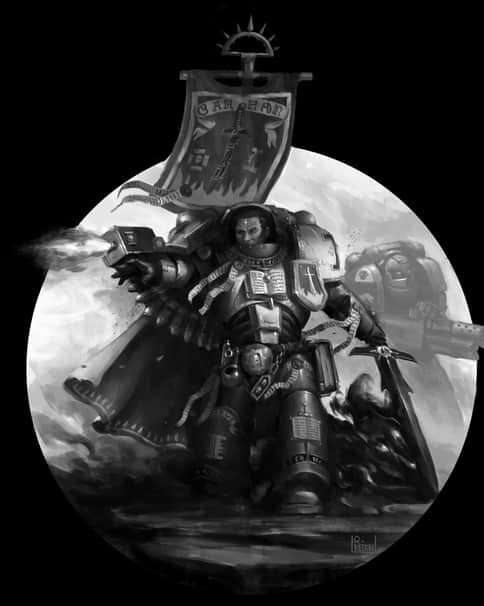 Grey Knight Castellan Crowe by Gauthier Redon 