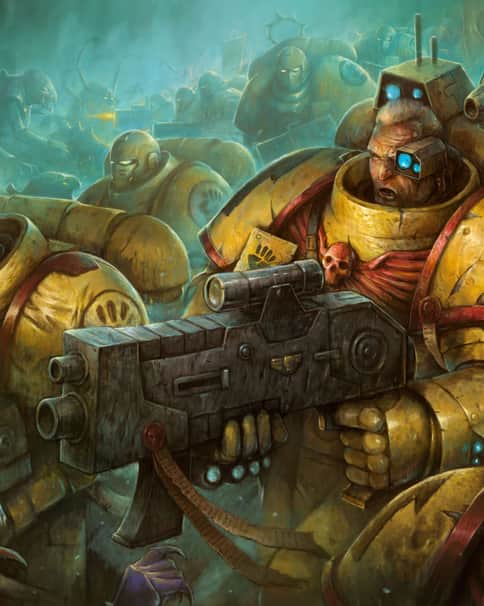 Imperial Fists vs Tyranids by Ricardo Muñoz 