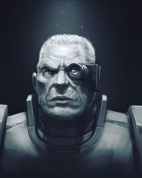 Imperial Guard Portrait by Toni Justamante Jacobs 