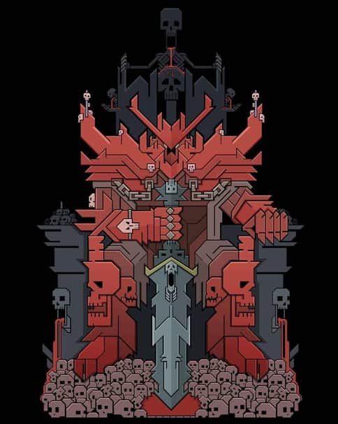 Khorne Chaos God by Luka G. Fischer 