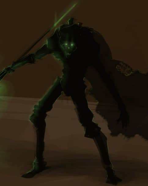 Necron Lord by Dmitry Desyatov 