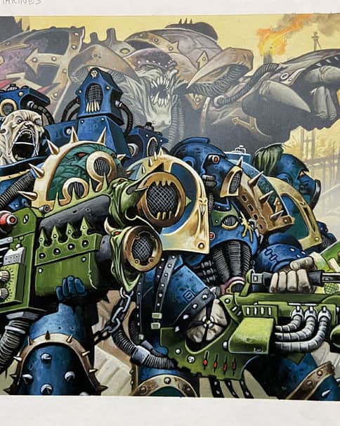 Nurgle Noise Marines by Wayne Reynolds