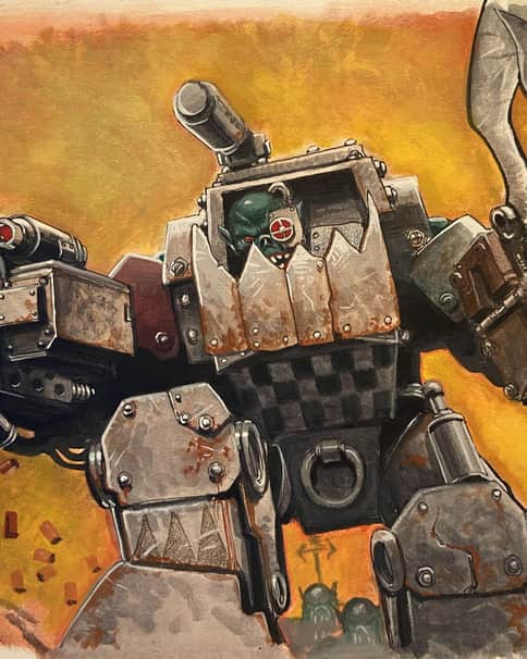 Ork Nob Mob by Justin Norman 