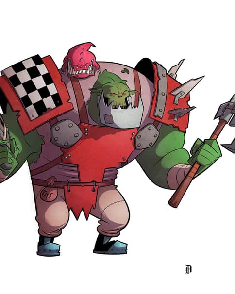 Ork Teef by Dan Boultwood 