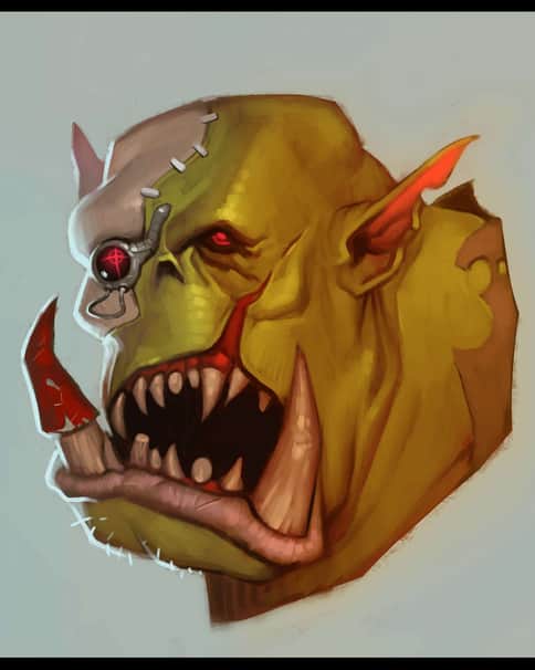 Ork Weirdboy by Bartosz Winkler 