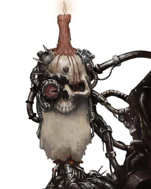 Pagination Servo-Skull by Sam Manley 