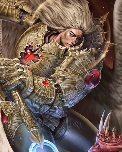 Sanguinius, The Great Angel by Hinchel Or 