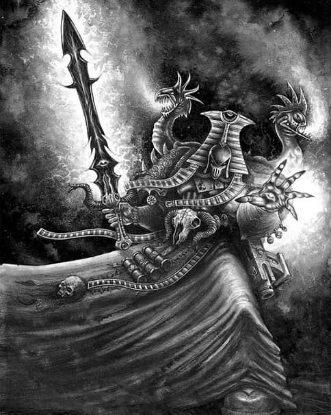 Tzeentch Sorcerer by Des Hanley 
