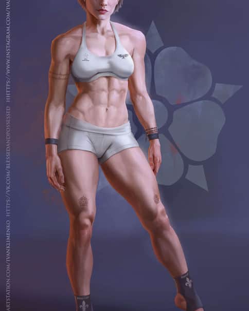 Sororitas Workout by Ivan Klimenko 