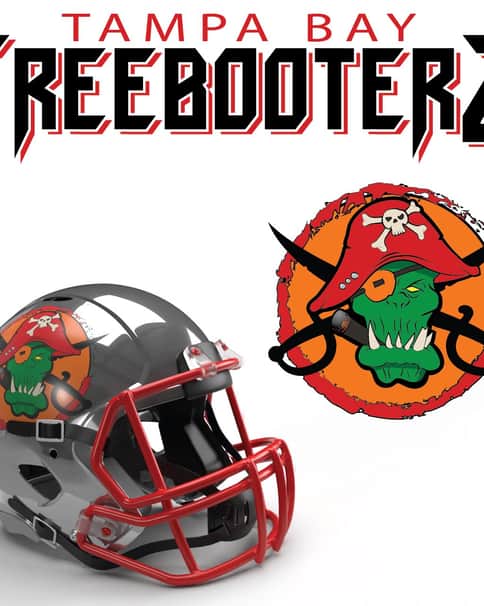 Tampa Bay Freebooterz 40K NFL Logo by Casey Landreth 