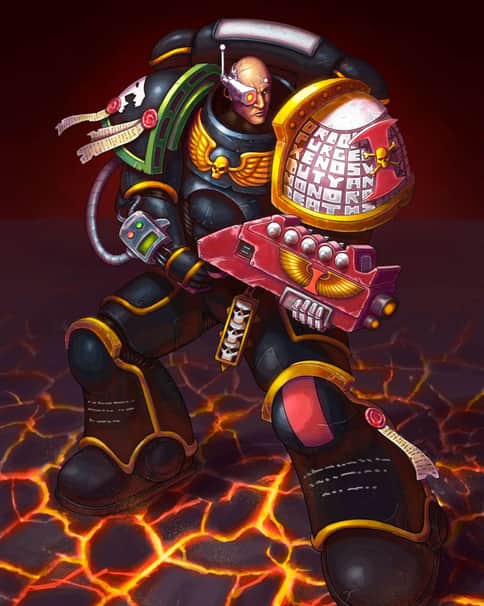 Deathwatch Veteran by Javier Quintana 