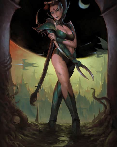 Drukhari Warrior by Gauthier Redon 