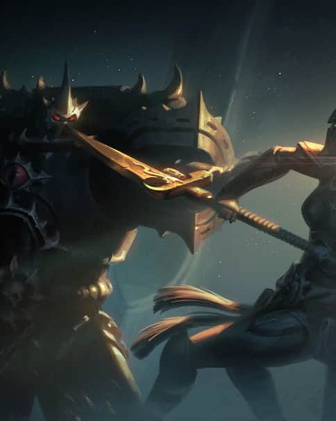 Eldritch Omens: Black Legion vs Eldar by Atomhawk 